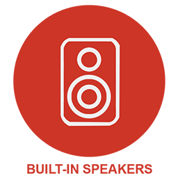 Built-in speakers